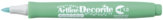 Pennarello Decorite, Marcatore a Punta Media, Tratto mm 1, Vari Colori e Confezioni, verde scuro