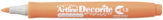 Pennarello Decorite, Marcatore a Punta Media, Tratto mm 1, Vari Colori e Confezioni, arancione