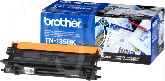 Brother TN135BK 1 pezzo(i) Originale Nero