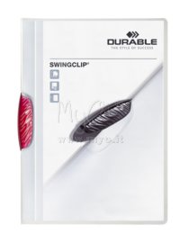 Cartella Swingclip® con Clip sul Dorso Disponibile in Più Colori, porpora