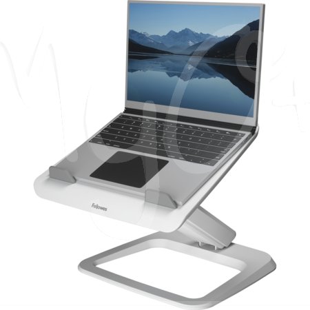 Supporto per laptop Hana, con Alzata a Gas, Sistema Ordinacavi, Disponibile nei Colori Bianco e Nero