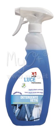 Detergente per Vetri Luce, a Base Alcolica, in Flacone da 750 ml