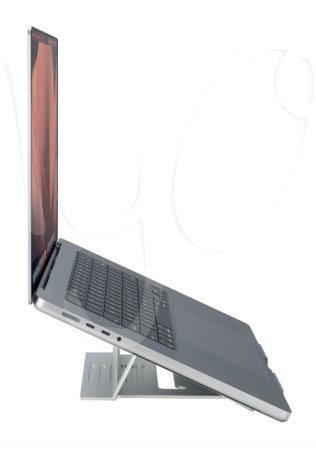 Supporto per laptop Easy Riser, in Alluminio, Regolabile