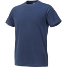 T-Shirt Maniche Corte 100% Cotone Linea Essential, Blu