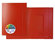 Cartella Garda a 3 Lembi con Elastico, in Polipropilene, Disponibile in vari colori, rosso