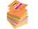 Ricariche di Foglietti Post-It® Super Sticky Z-Notes, Colori Assortiti, Confezioni da 5 Blocchetti, Boost (arancio, verde lime, rosa, giallo sole)