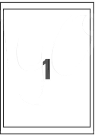 Etichette Bianche in Carta Riciclata, Disponibili in Diversi Formati