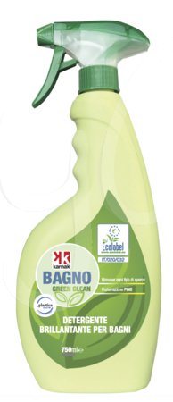 Green Clean Detergente Brillantante Bagno, Ecolabel, ml 750