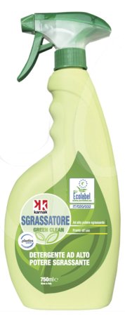 Green Clean Sgrassatore, Ecolabel, in Flacone Spray da ml 750