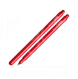 Pennarello Tratto Pen Metal, Punta Fine, 0,5 mm, Vari Colori, rosso