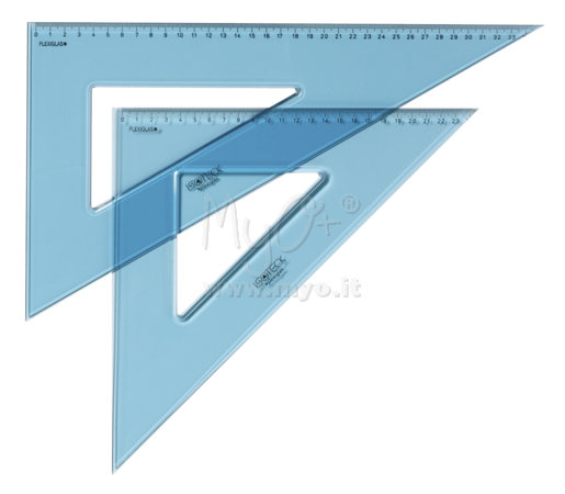 Squadre da Disegno in Plexiglas, Versioni da 45° e 60°