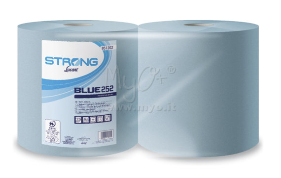 Strofinacci Strong Bleu, 681 Strappi, 100% Pura Cellulosa