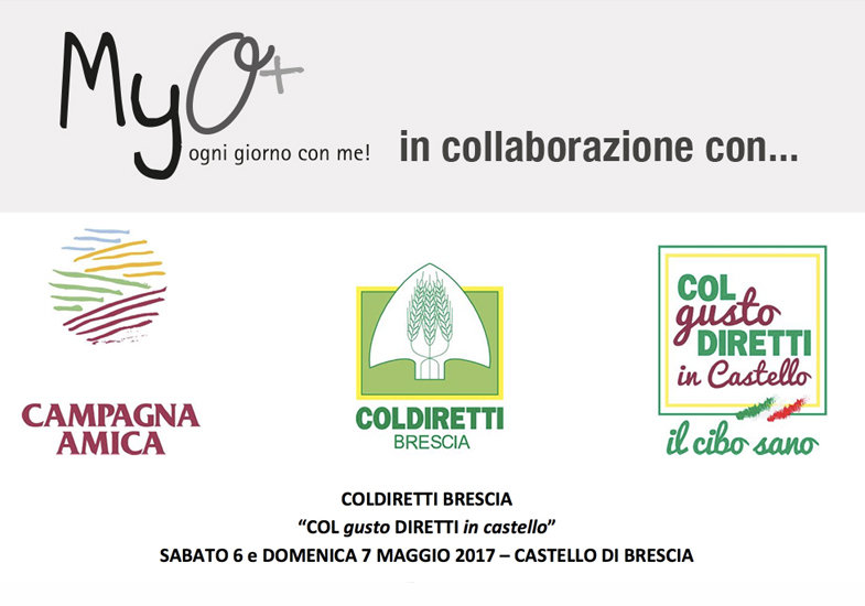 MyO in collaborazione con Coldiretti Brescia presenta: "COL gusto DIRETTI in castello"