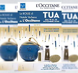 Promozione Boule di Natale Verbena de L'Occitane MyO