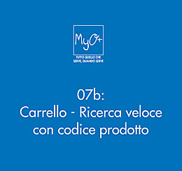 07b - Carrello - Ricerca veloce con codice prodotto